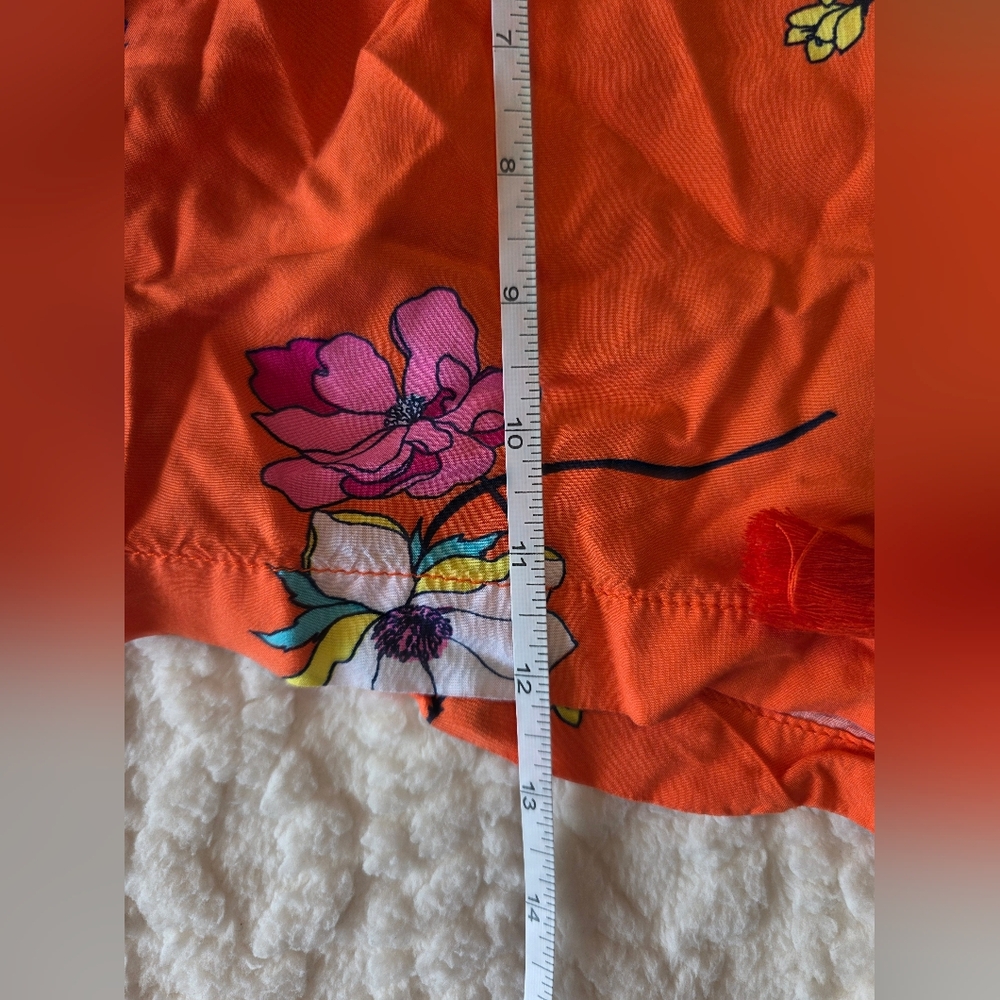 a.n.a Orange Floral Lounge Shorts – Size L 🌺 - Picture 5 of 6